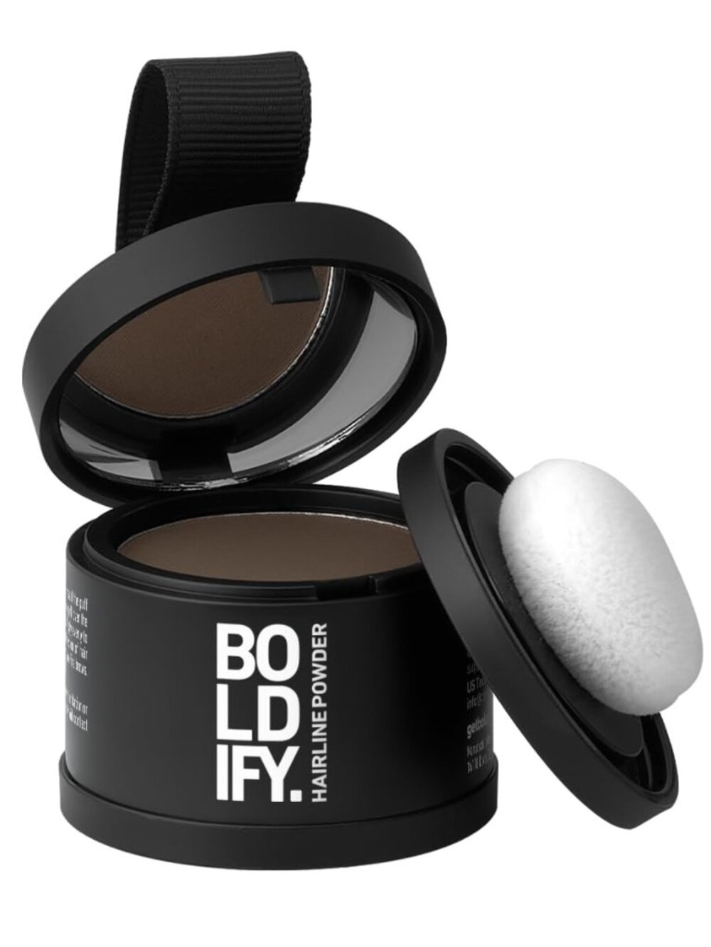 Boldify Hairline Powder MEDIUM BROWN .14 oz Water-Resistant Mess-Free Powder
